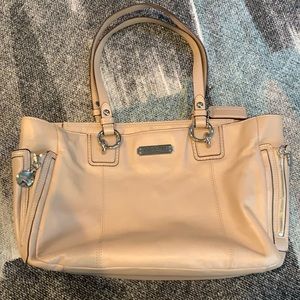 Coach beige handbag
